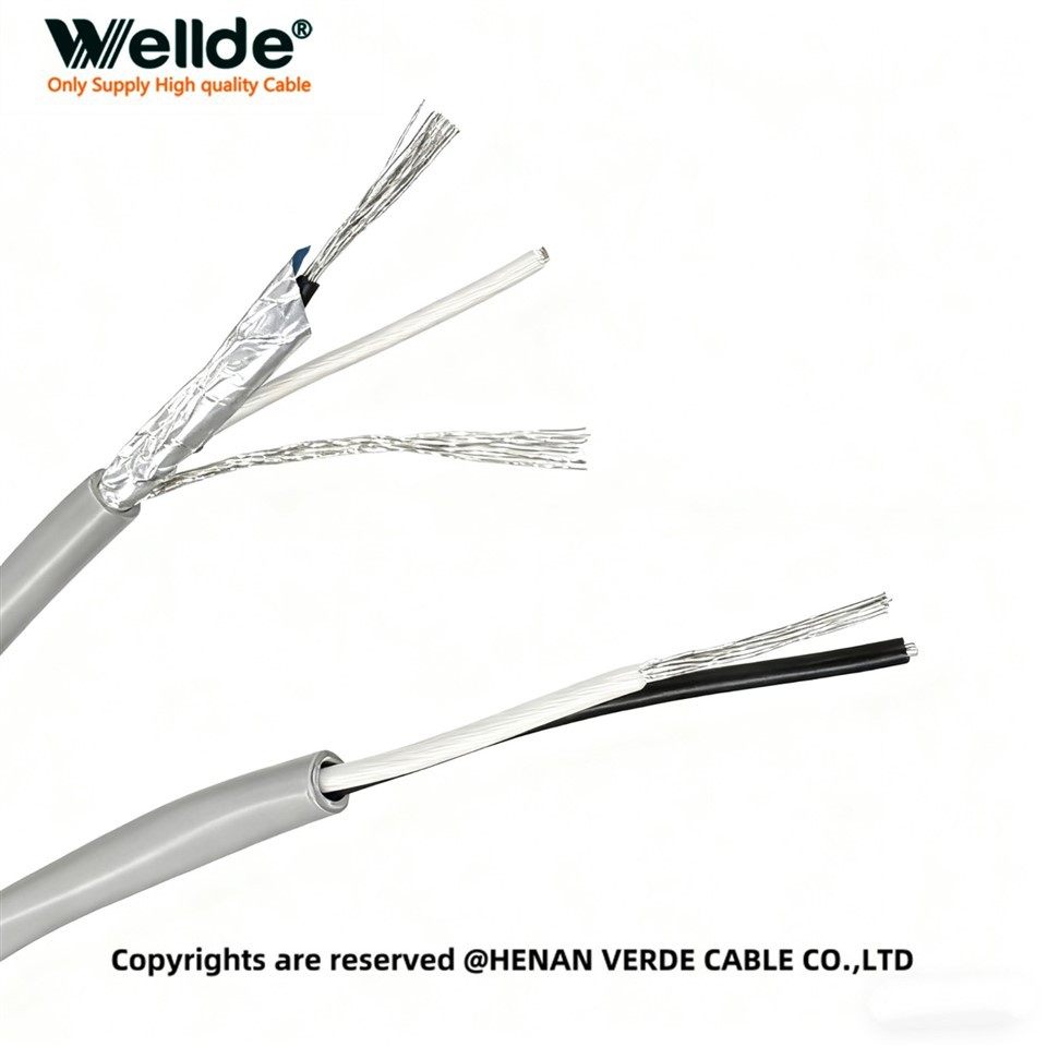 1 pair 16AWG shielded plenum control cable