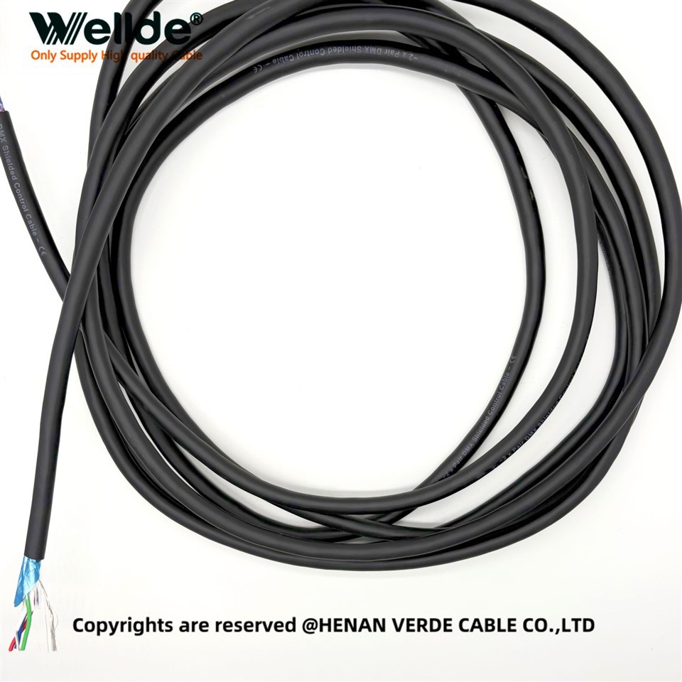 2 Pair DMX Shielded Control Cable For Stage Lighting