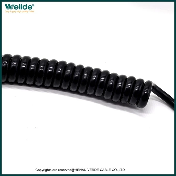 3 Core 1.0mm² Black Spiral Cable price