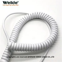 8 Core 28AWG Spiralslangekabel